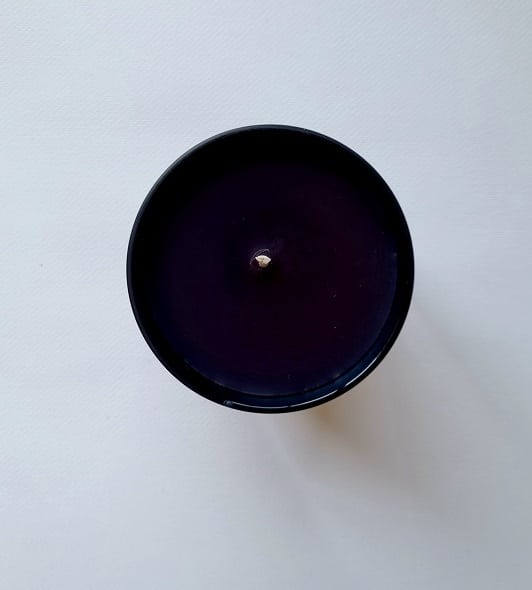 belgrade black wax candle