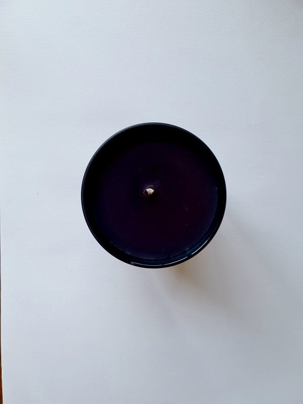 Belgrade candle black wax
